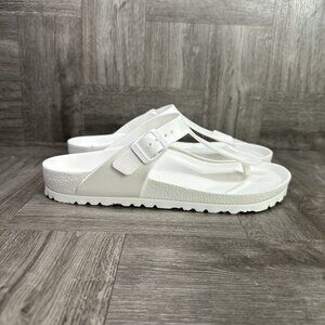 Birkenstock Gizeh Eva Women's size 9/Euro 40 White Thong Sandals